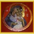 Vierge de tendresse ronde
